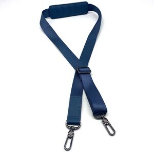 LULULEMON NAVY BLUE ADJUSTABLE LOBSTER CLASP LOGO CROSSBODY SHOULDER BAG STRAP